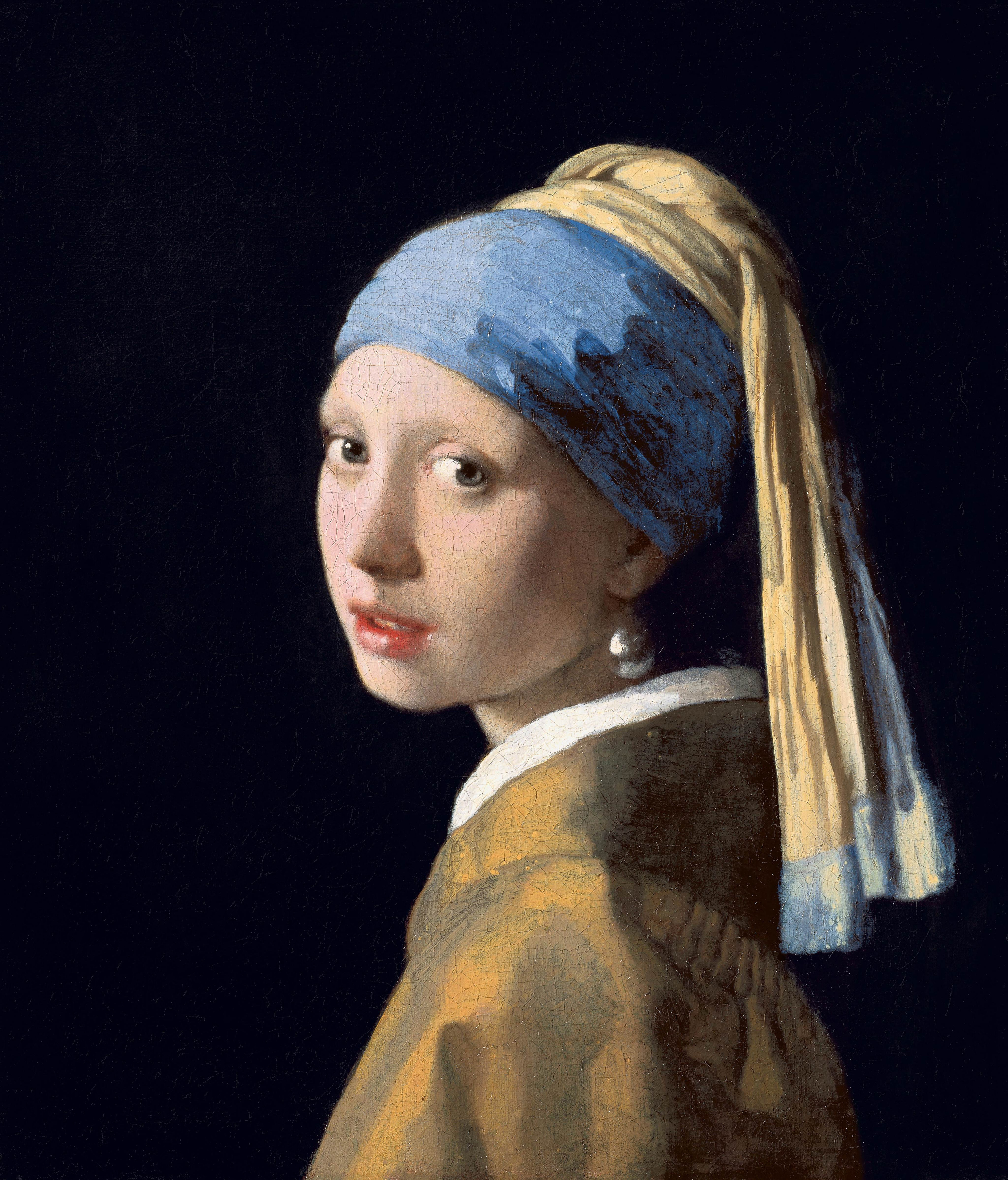 Girl with a Pearl Earring painting from Wikimedia Commons