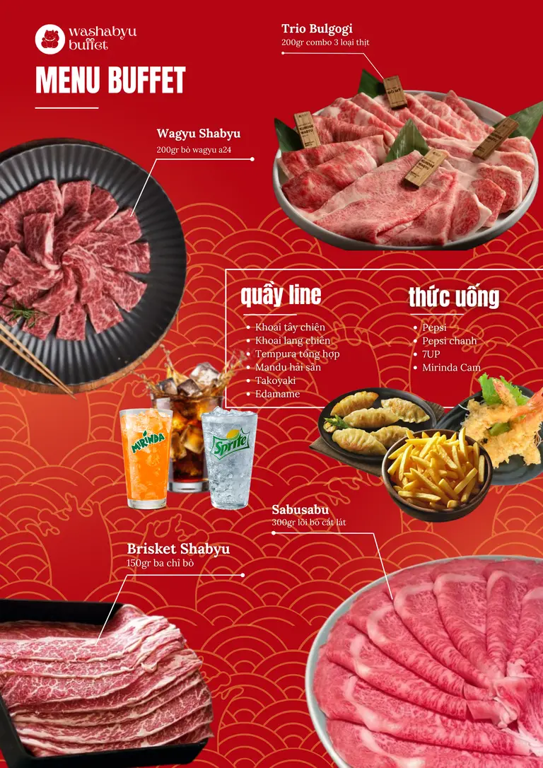 Japanese hotpot menu simulation with highlighted broth family and platter options