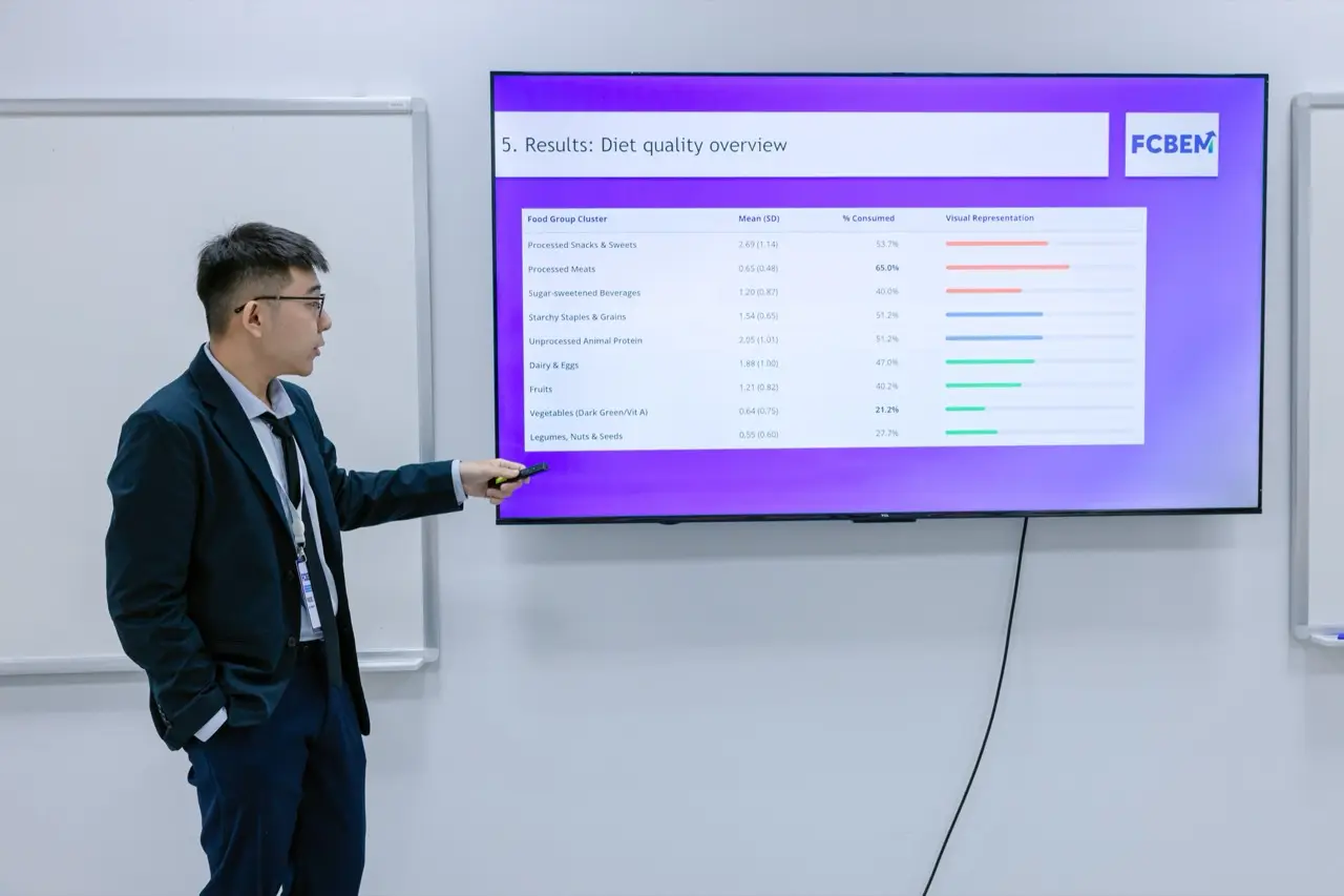 FCBEM 2025 nutrition research presentation snapshot